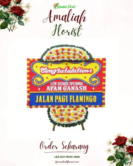 Sewa Papan Bunga Kakaskasen Satu